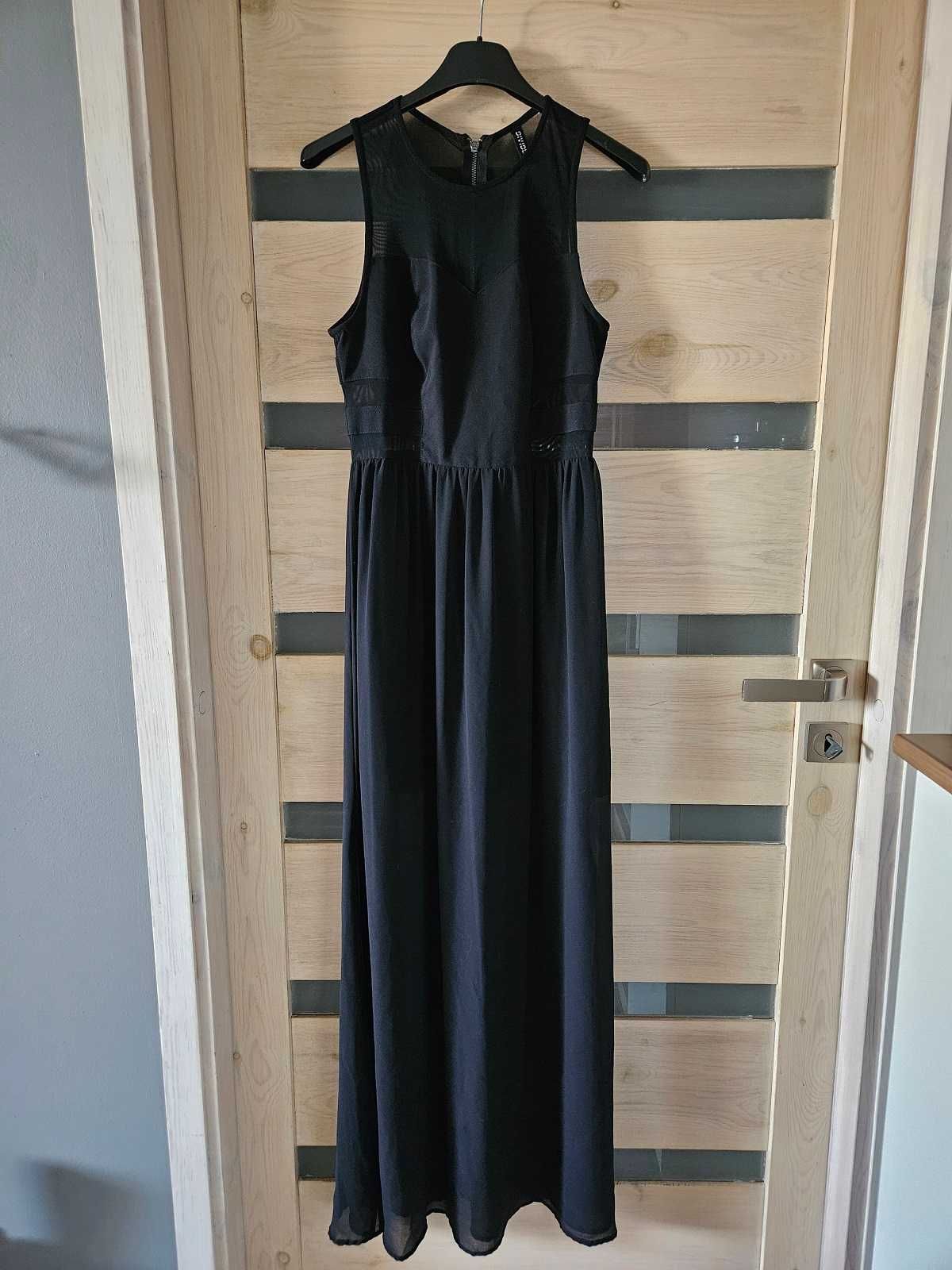 sukienka długa maxi h&m divided xs 34