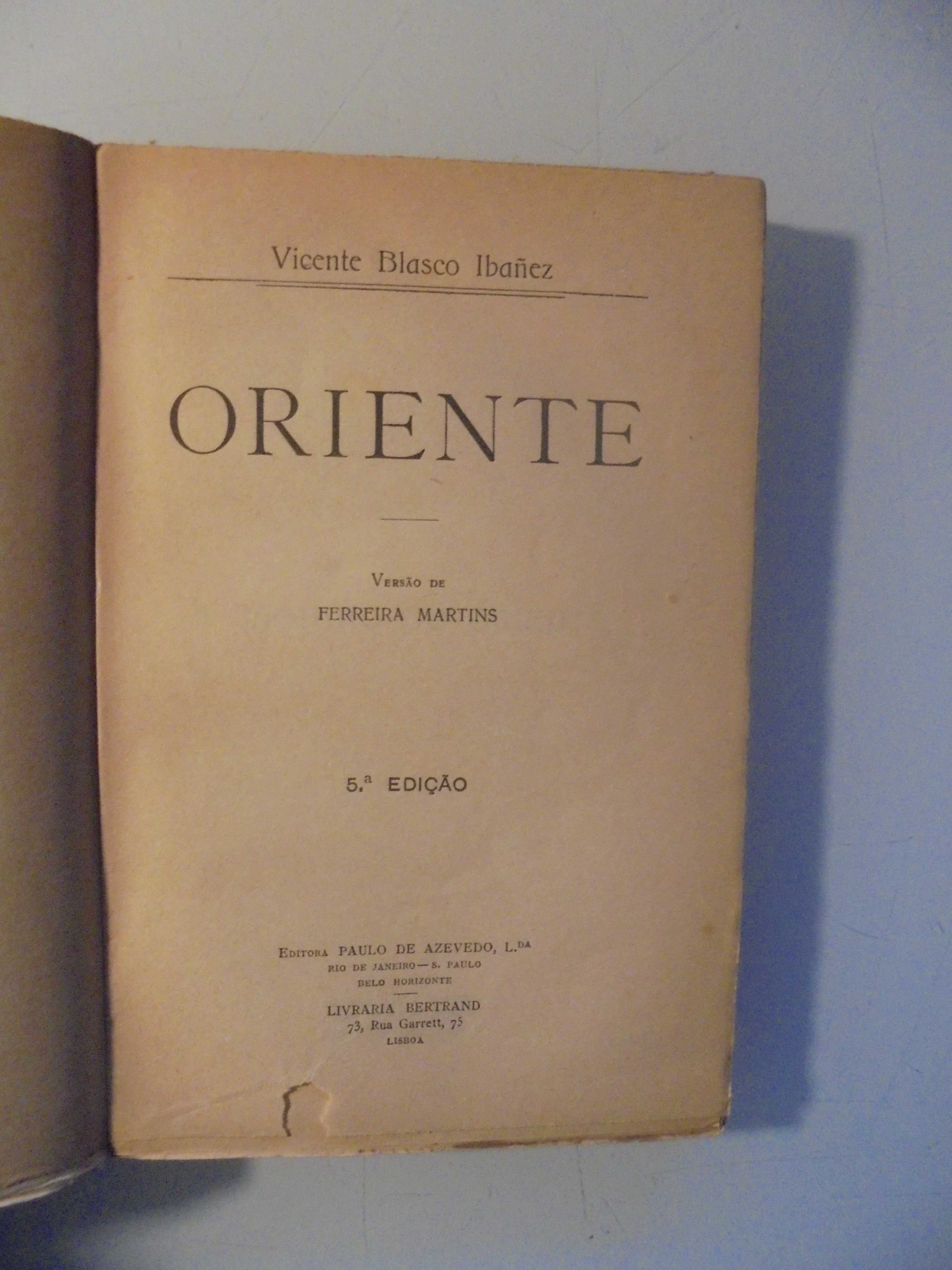 Ibánez (Vicente Blasco);Oriente