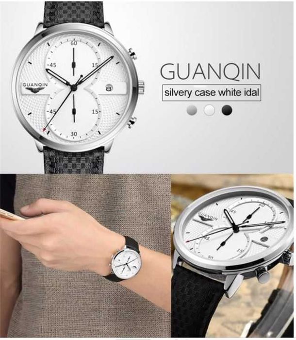 Zegarek męski, elektroniczny Guanqin, model GQ19014BWW