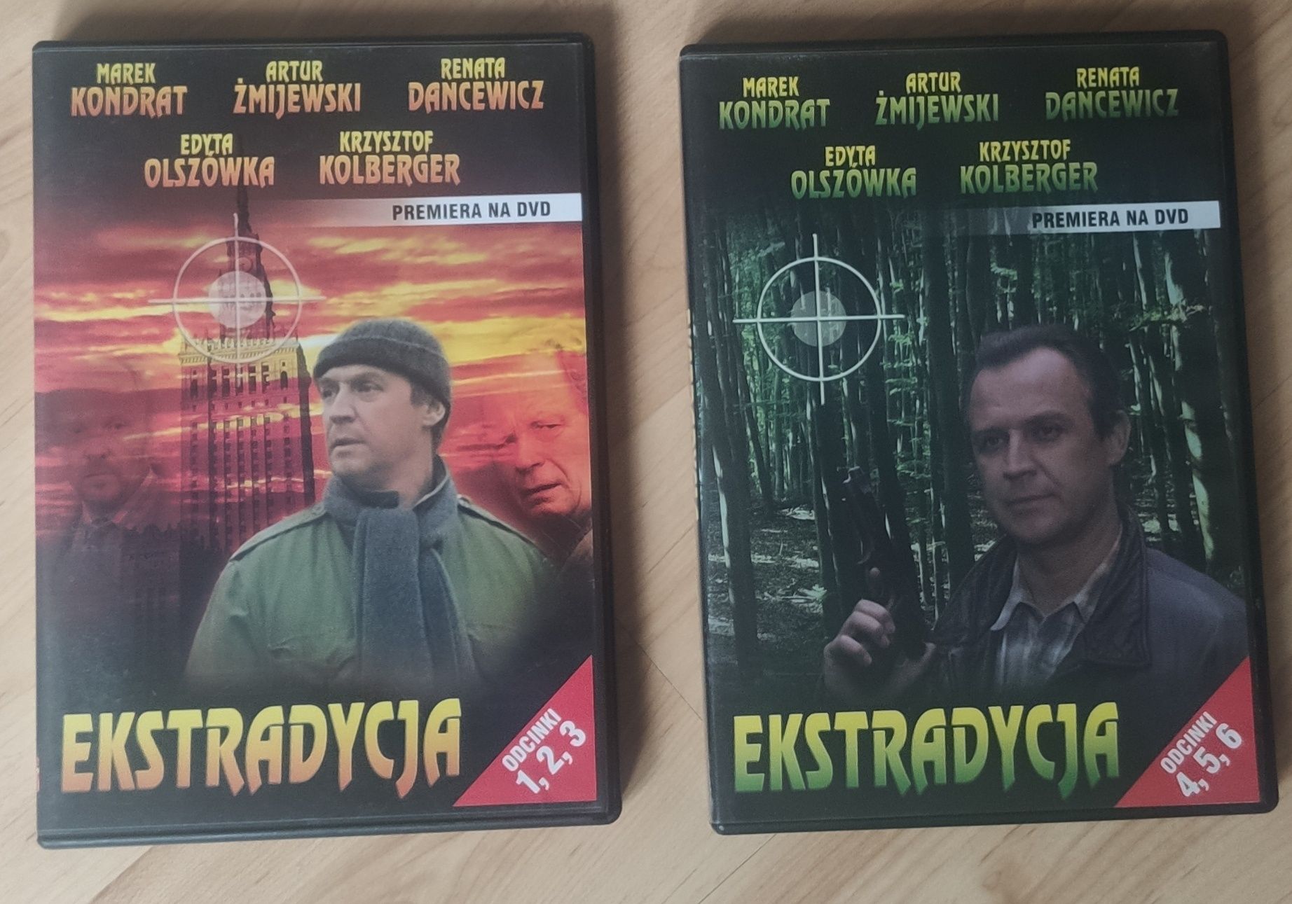 Film Ekstradycja CD / DVD 1 cz. I 2 cz. ZESTAW