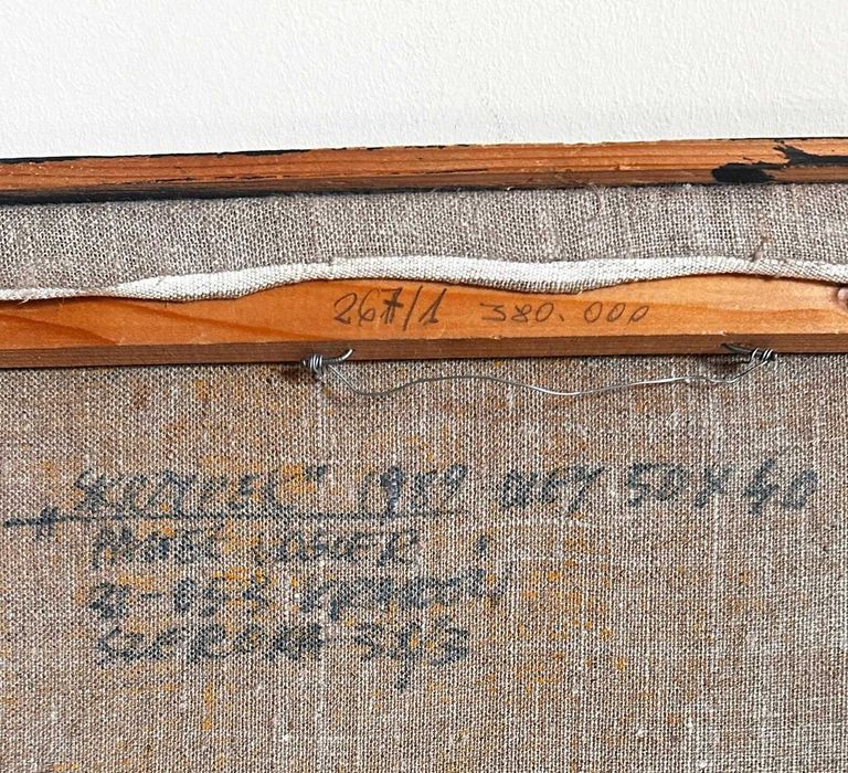 LOKATA Obraz OLEJ  SKRZYPEK  Paweł VOGLER (ur. 1956)  /50*40/ OTYGINAŁ