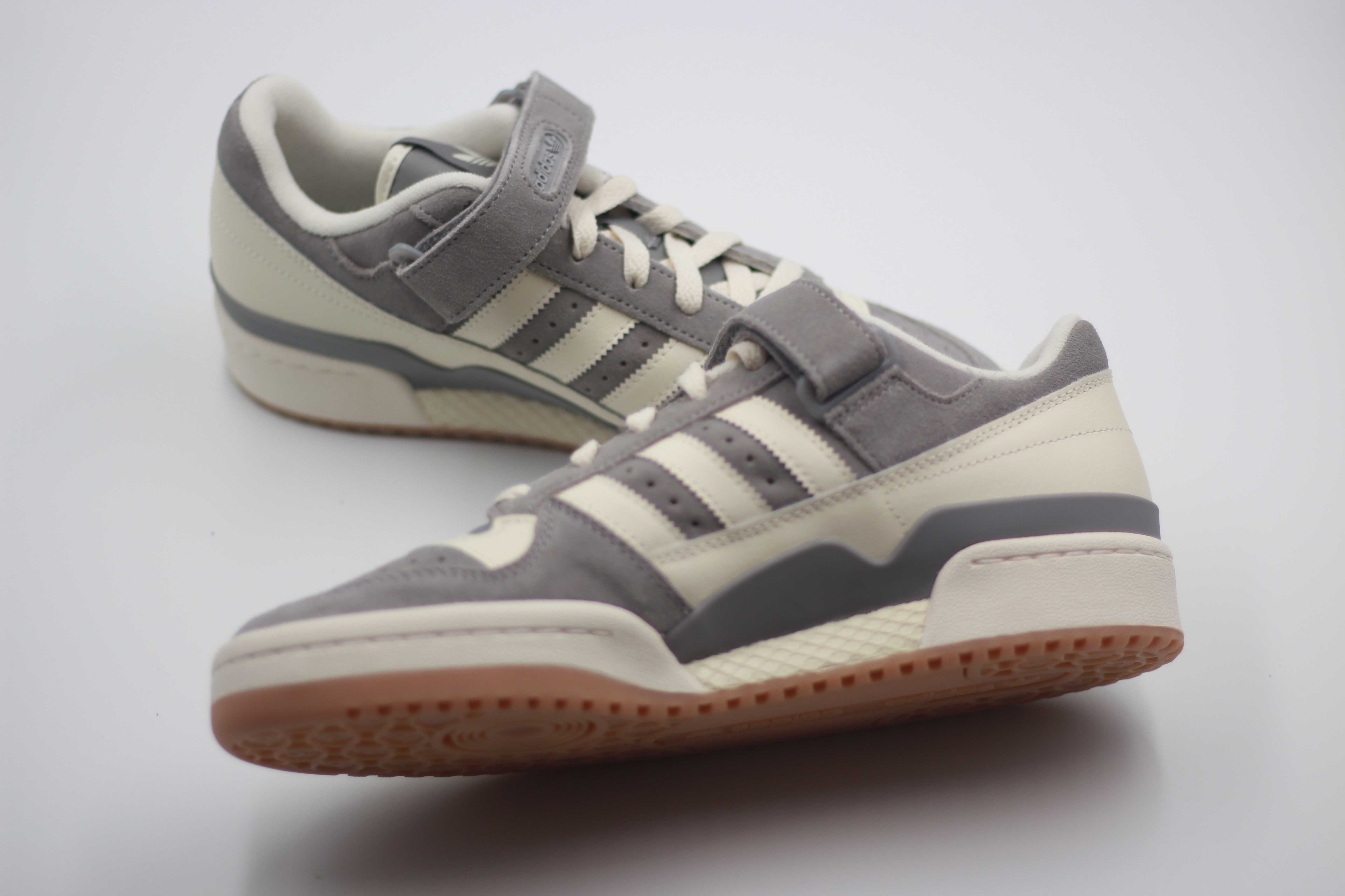 Adidas Forum Low Solid Grey, Cream WHITE & GUM | Оригінал | Нові
