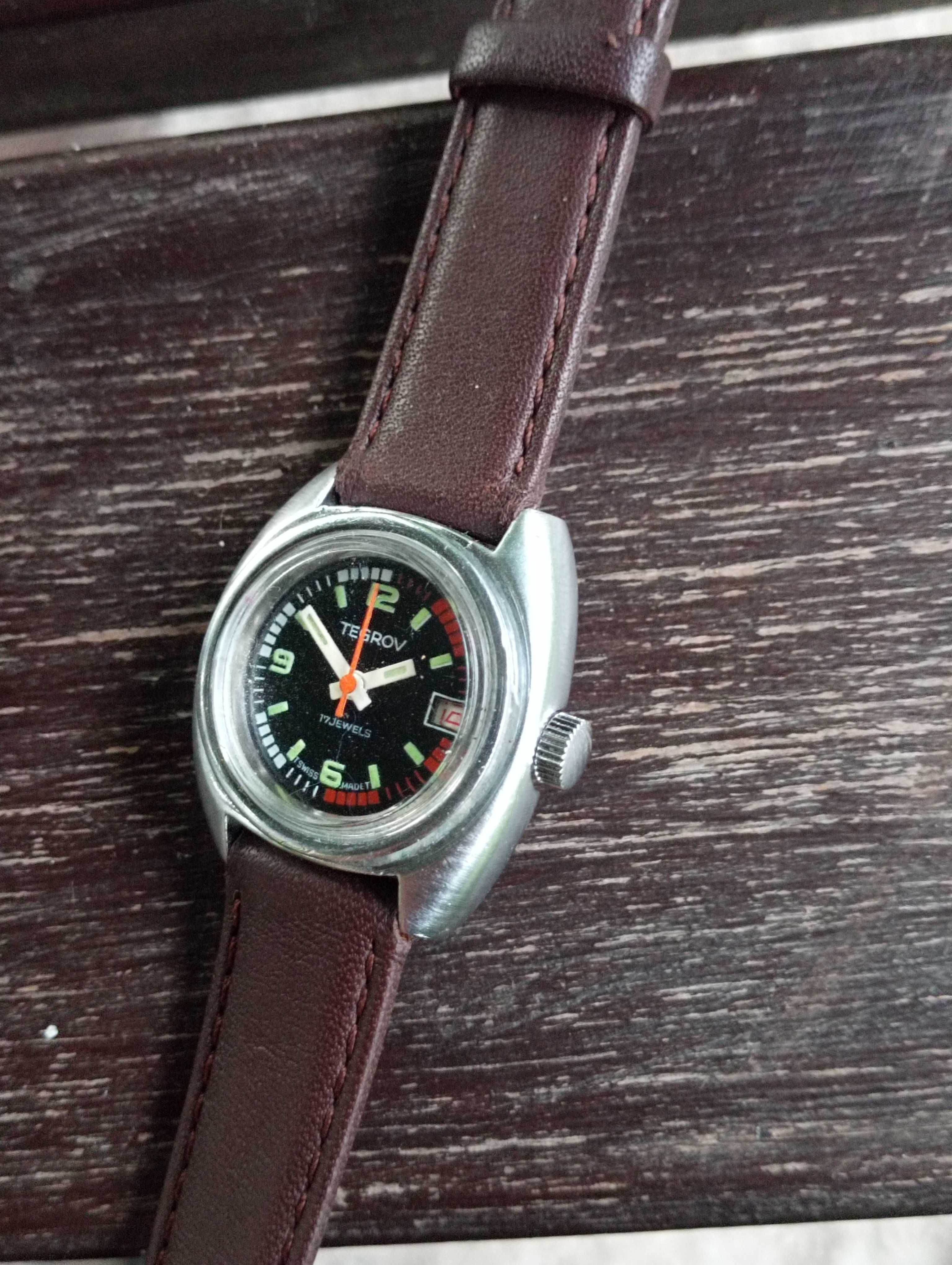 Swiss Made TEGROV lata 70 te , Delbana nie