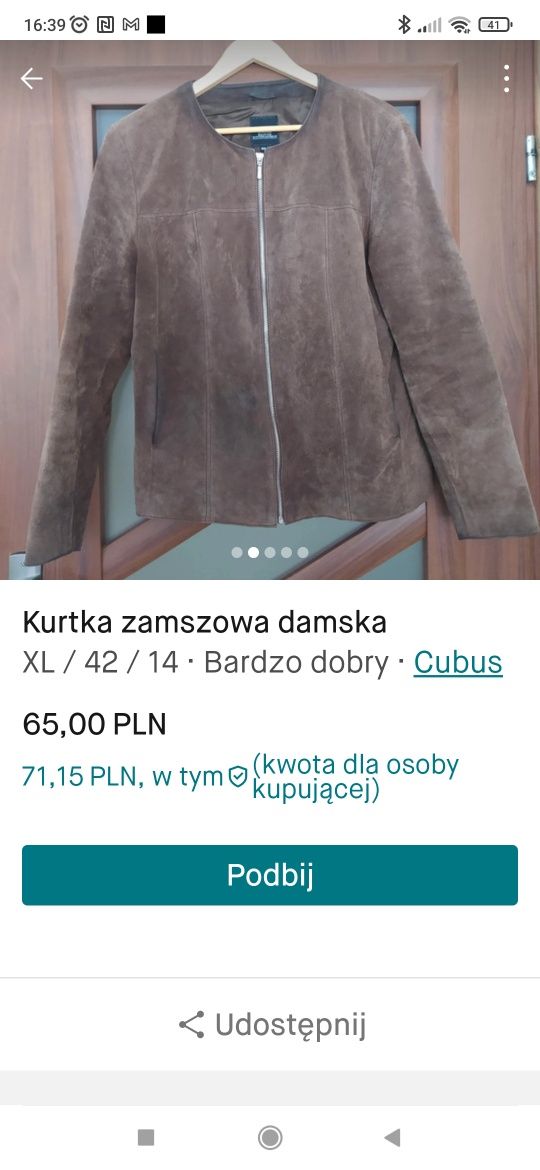 Kurtka damska skórzana