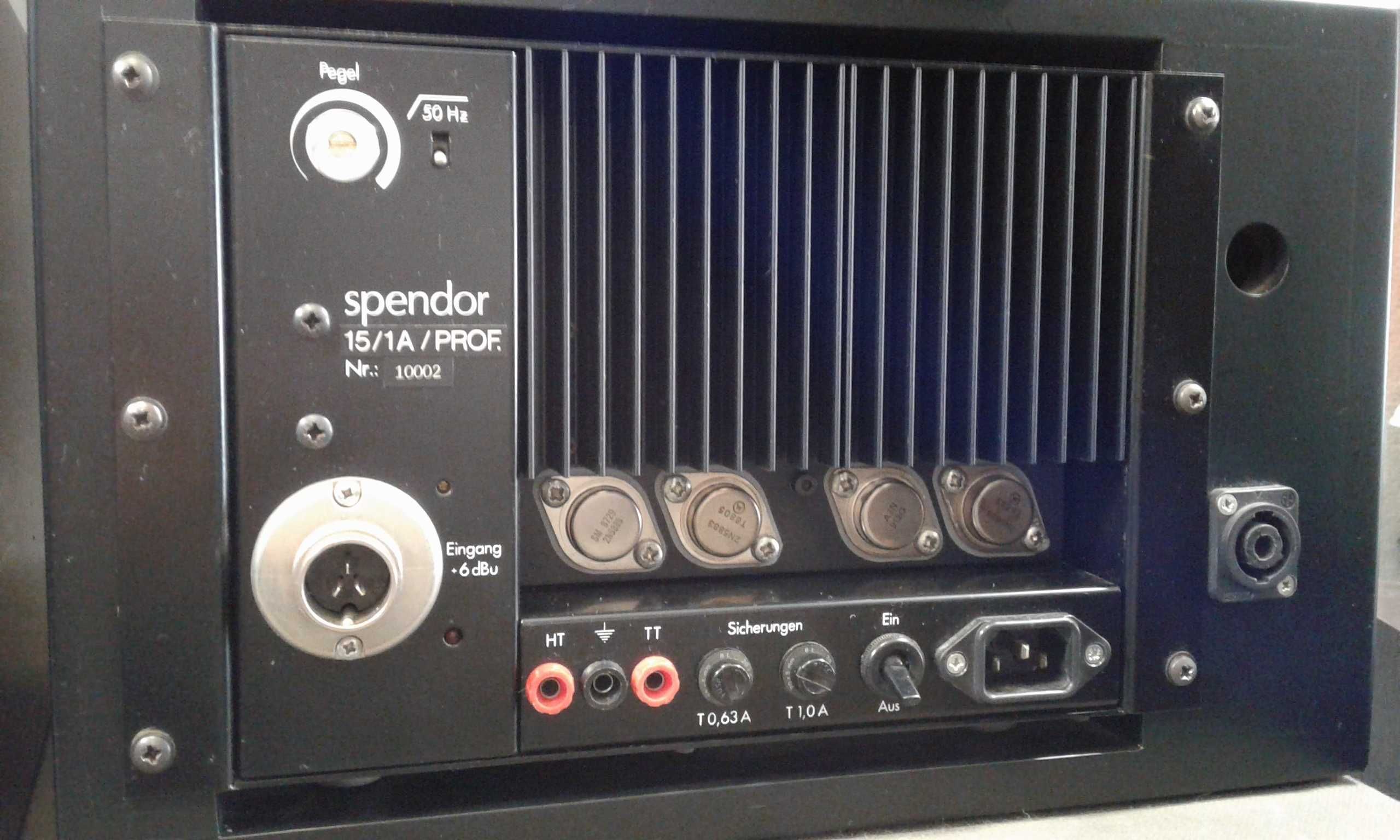 SPENDOR 15/1 PROF.+aktywne wzmacniacze,audiofil