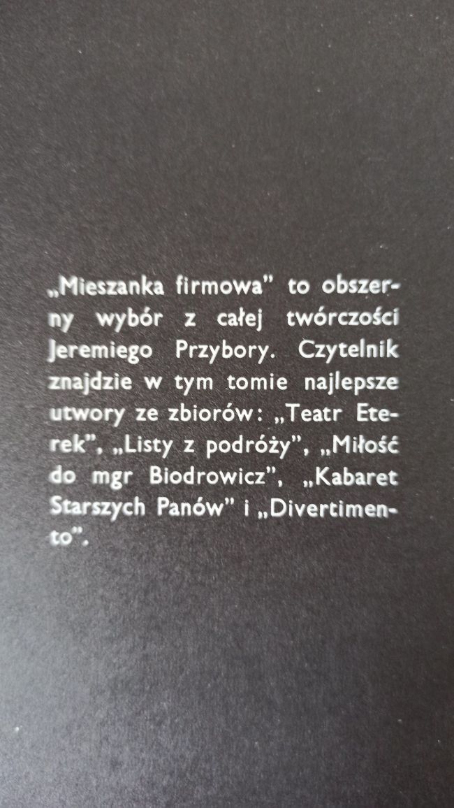 Mieszanka firmowa - Jeremi Przybora