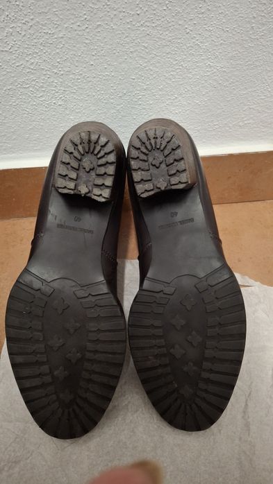 Botas cano baixo, N°40 couro genuíno