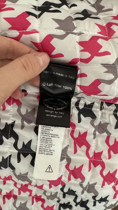 Еко-шуба Samange, колір пудра, розмір S-M