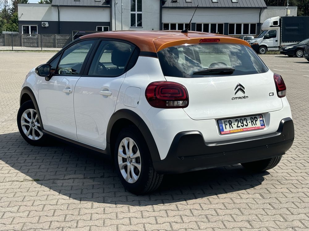 Citroen C3 * 1.2 benzyna * 2018 * Bezwypadkowy * Klima * 87tys.km *