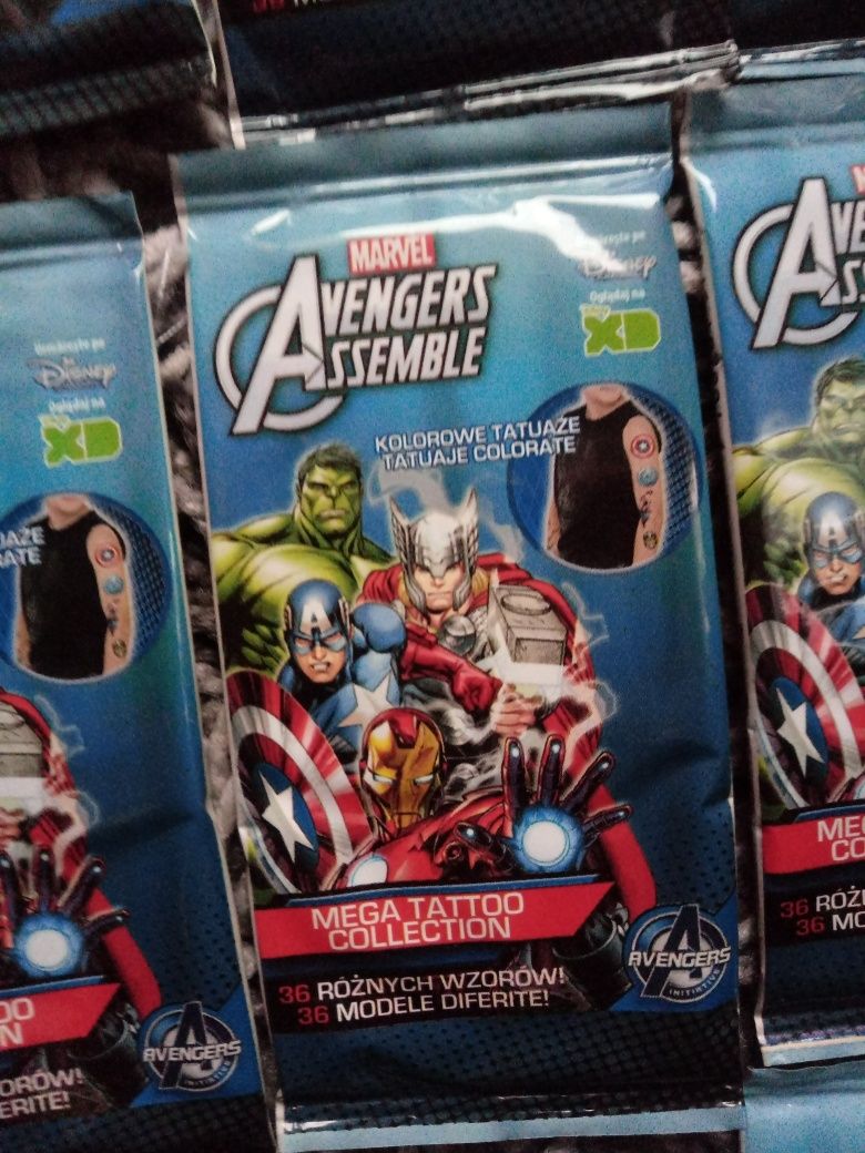 Zestaw tatuaże Avengers Assemble Marvel