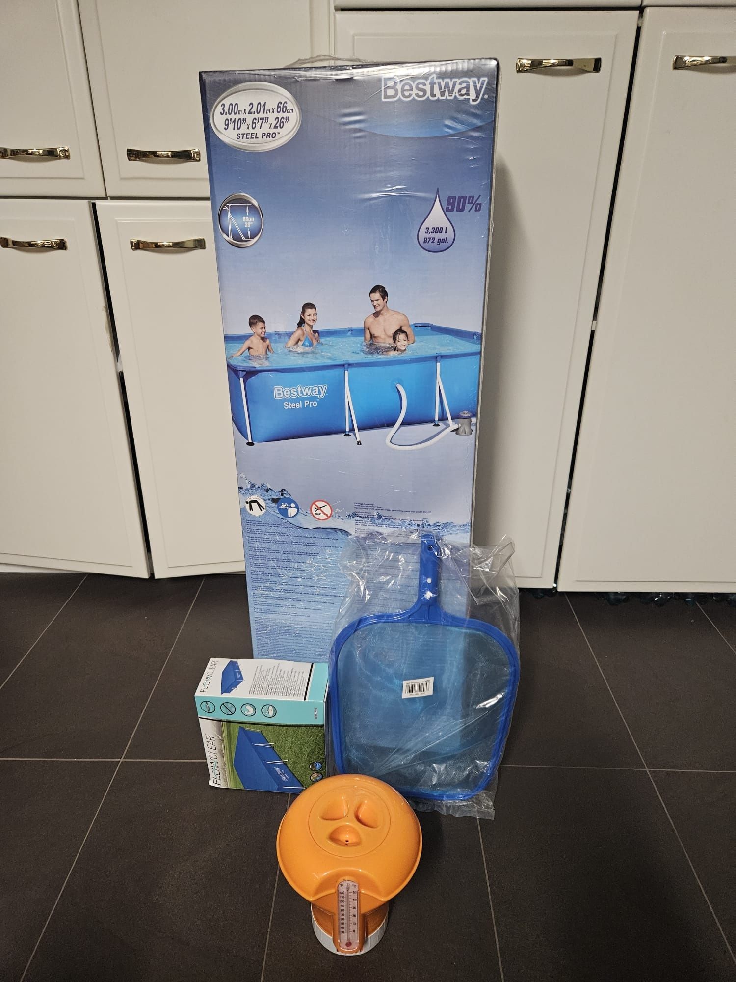 Basen stelażowy Bestway 300x201x66 + pompa