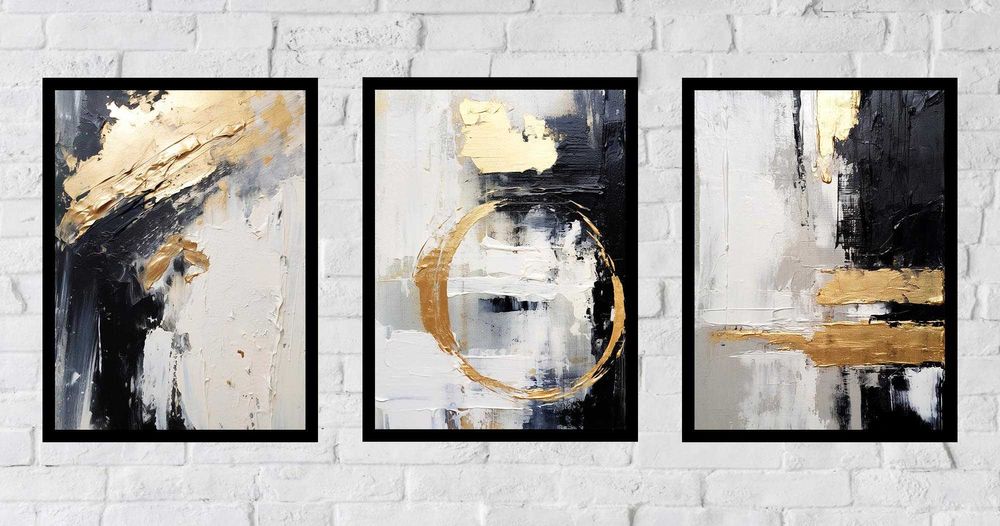 30x40 obrazy w ramie plakaty ramka ABSTRAKCJA KSZTAŁTY SZTUKA BOHO