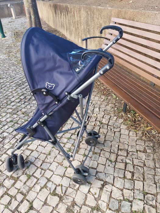 Carrinho passeio azul bebe