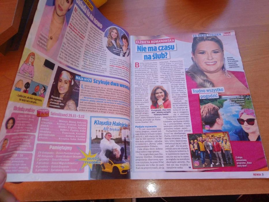 Tygodnik Rewia zbliża do gwiazd nr 48 listopad 2023 gazeta