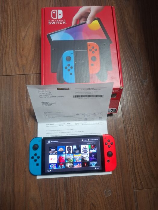 Nintendo switch oled z gwarancja