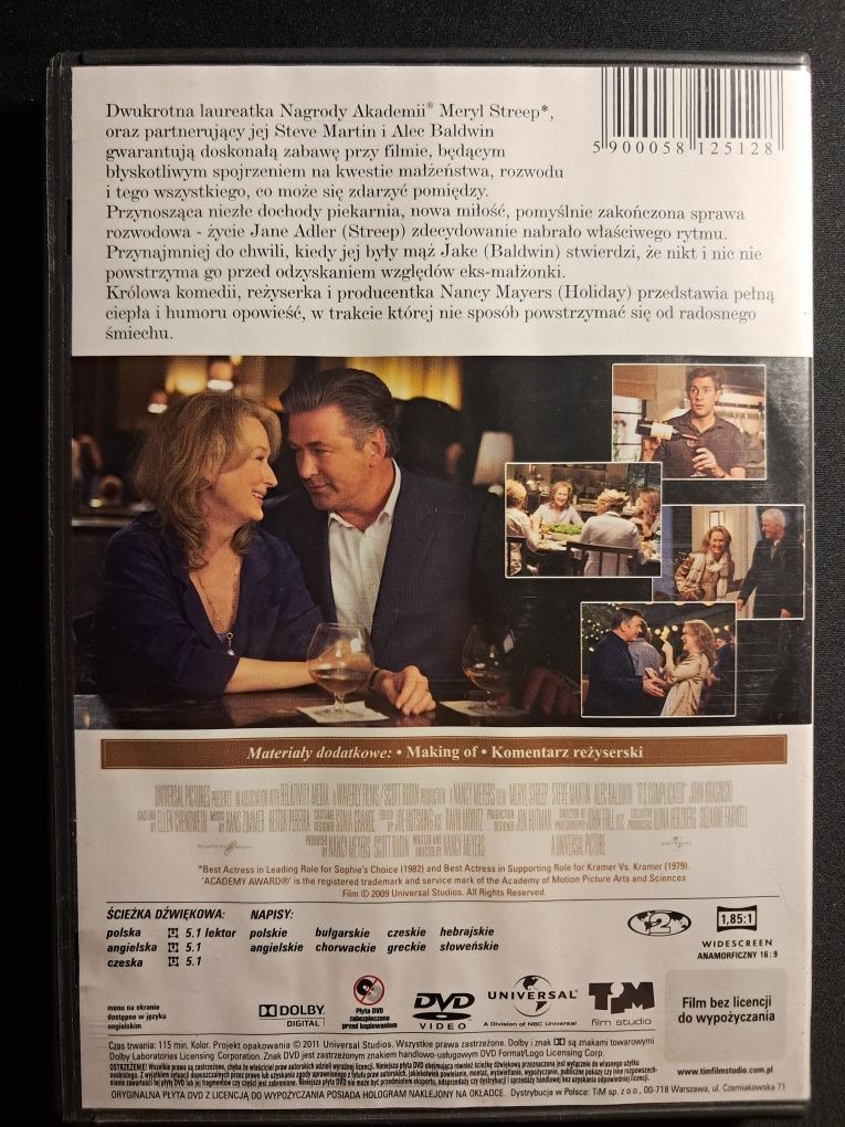 To skomplikowane | Streep | Martin | Baldwin | DVD