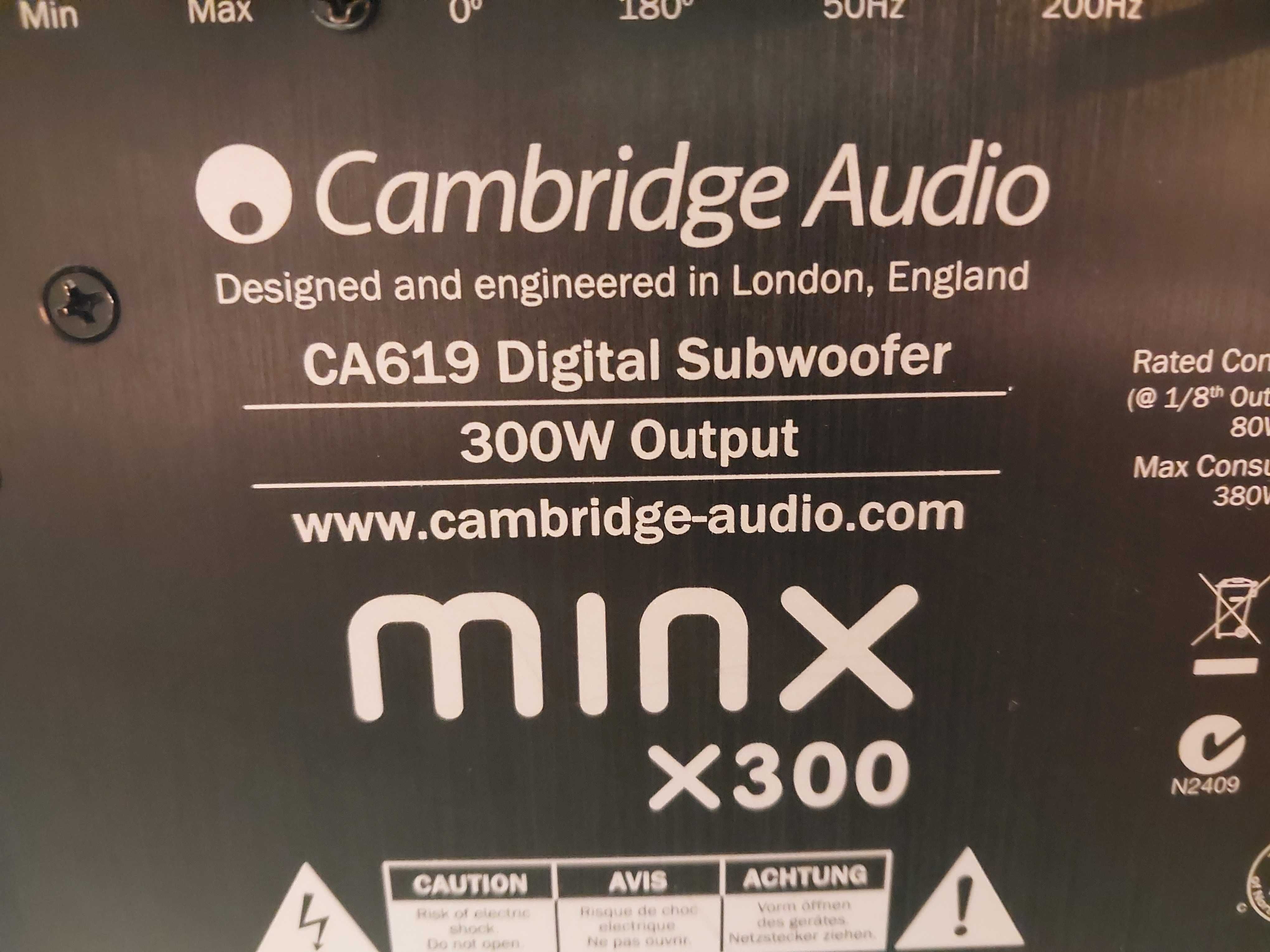 Subwoofer aktywny Cambridge Audio Minx x300