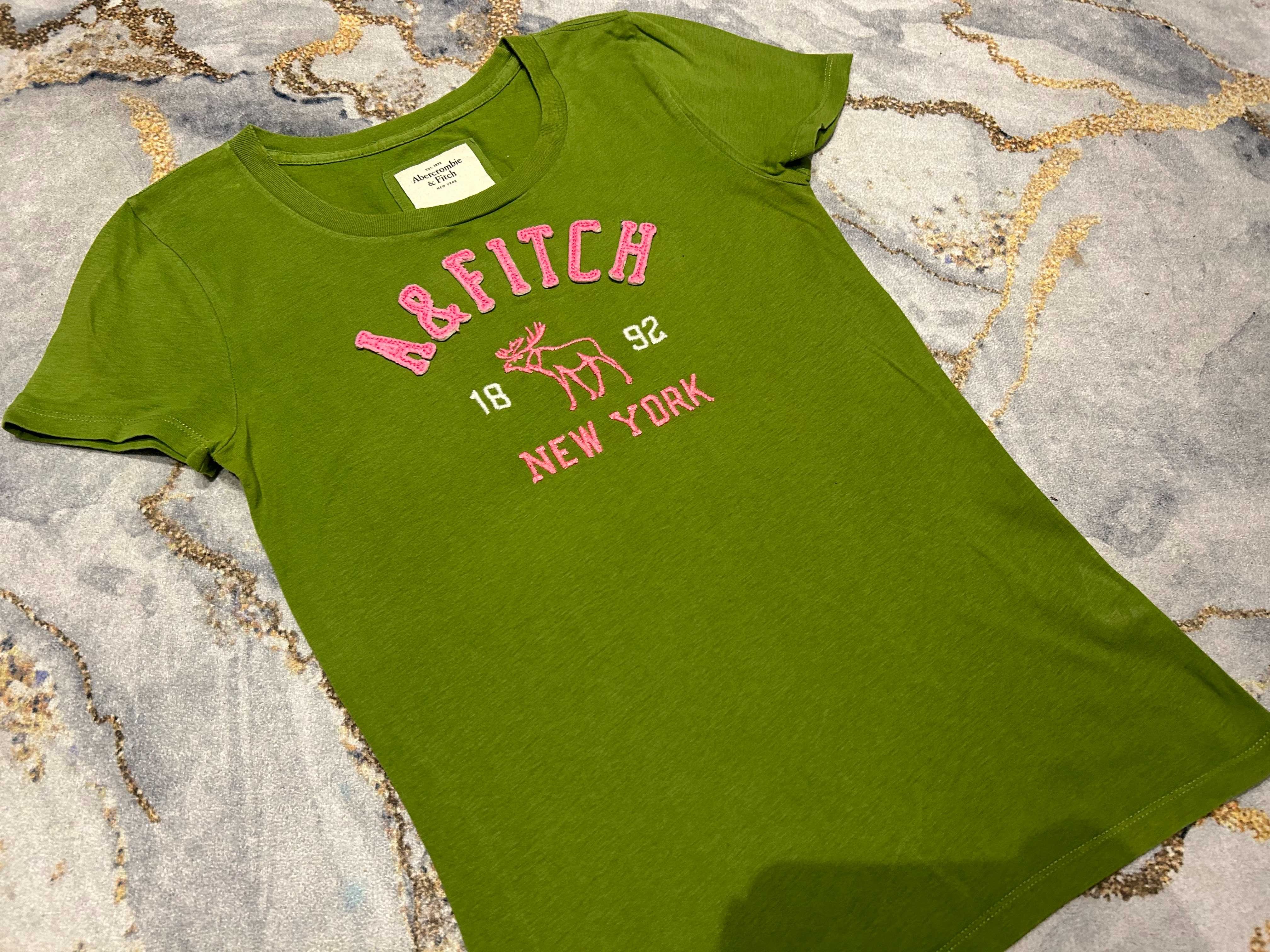 Abercrombie & Fitch _ Koszulka t-shirt S/M _ 100% bawełna