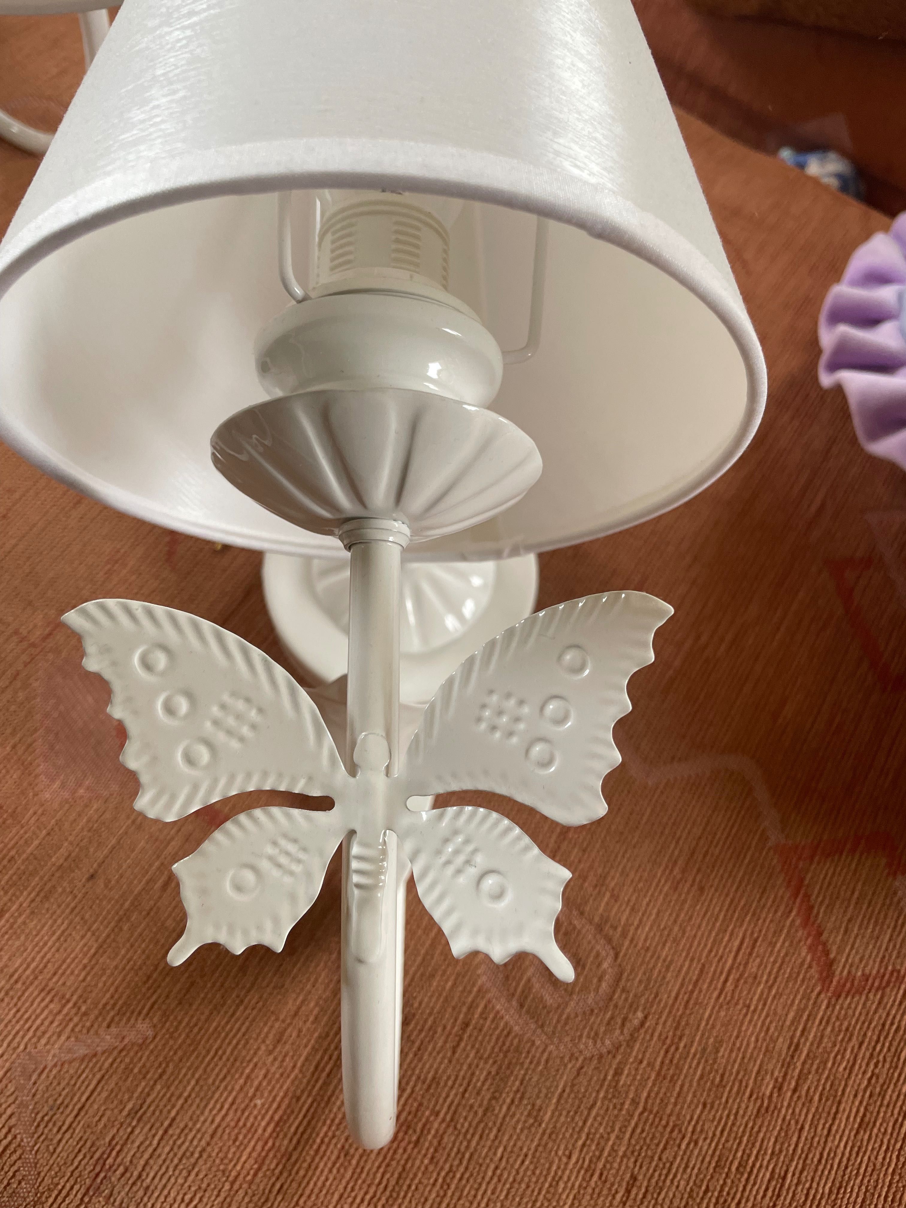 LAMPA sufitowa w motyle dla dziecka - biała