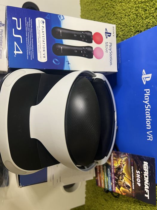 VR очки V1 от Sony для PS4 / PS 5 + Камера + Move + гарантия
