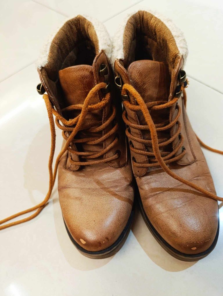 Buty jesień zima sznurowane New look 37