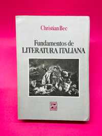 Fundamentos de Literatura Italiana - Christian Bec