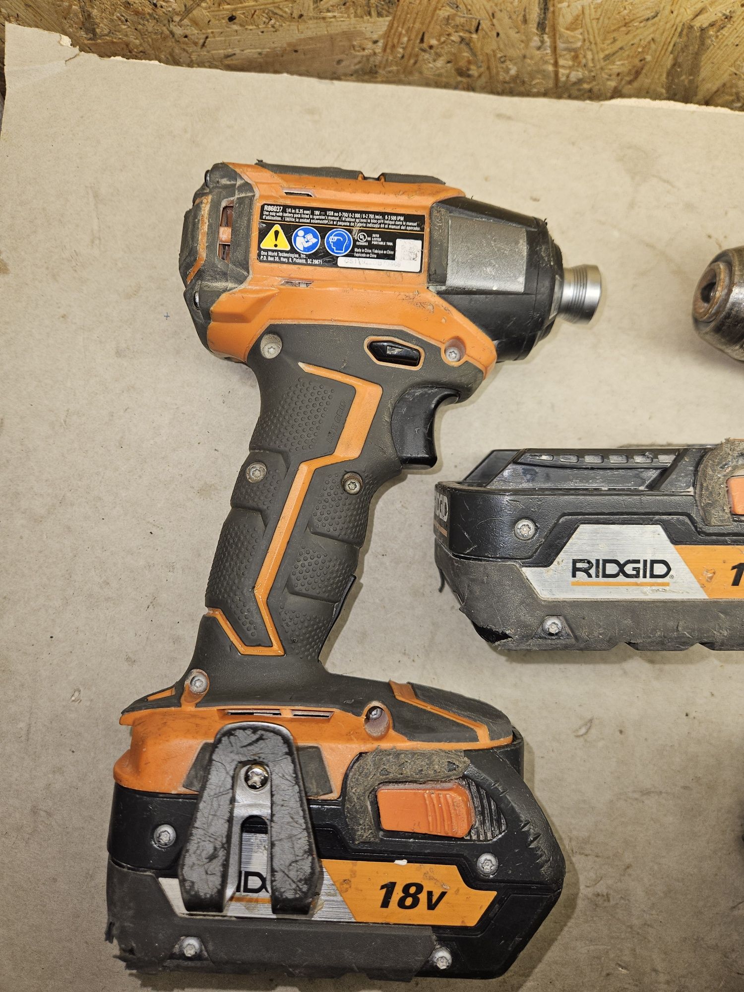 Ridgid AEG komplet narzędzi wkrętarka udarowa impakt brushless 18v