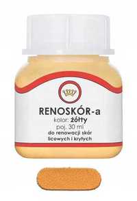 RENOSKÓR FARBA Lakier do skóry Żółty 30ml