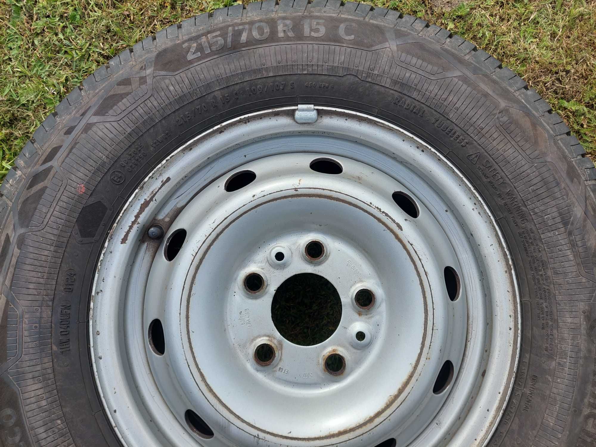 Komplet kół 5x130 ducato boxer jumper 215/70 R 15 C 109/107 S
