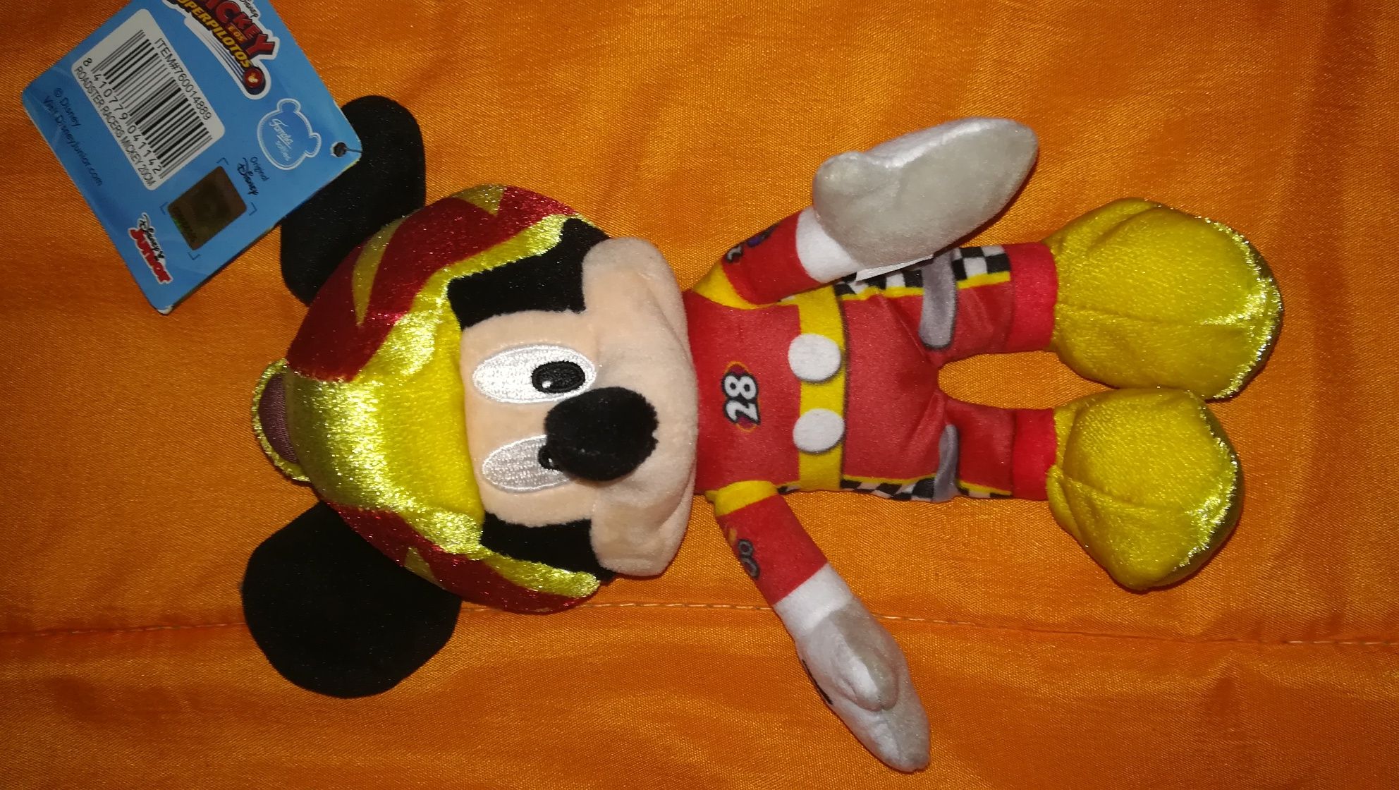 ARTIGOS NOVOS - Peluches 20 Cm Mickey e Minnie Super Pilotos