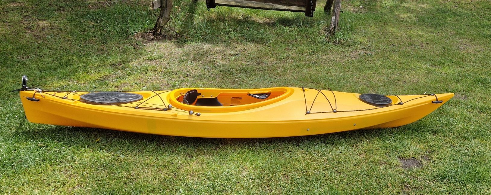 Nowy Kajak Turystyczny Aqua z Sterem, Olinowaniem i Schowkami