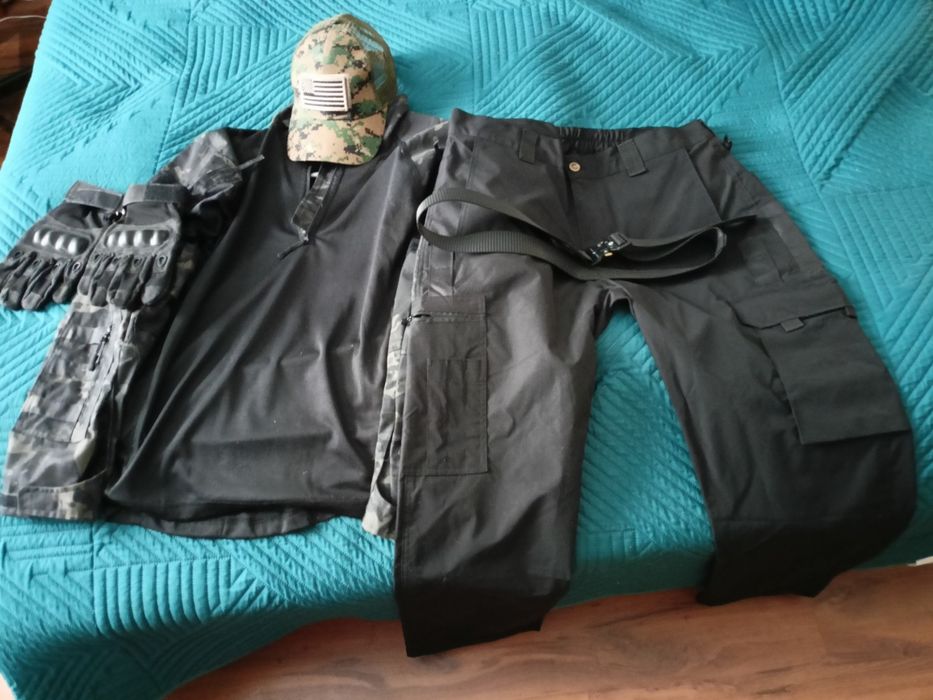 Strój taktyczny, detektorysty, paintball