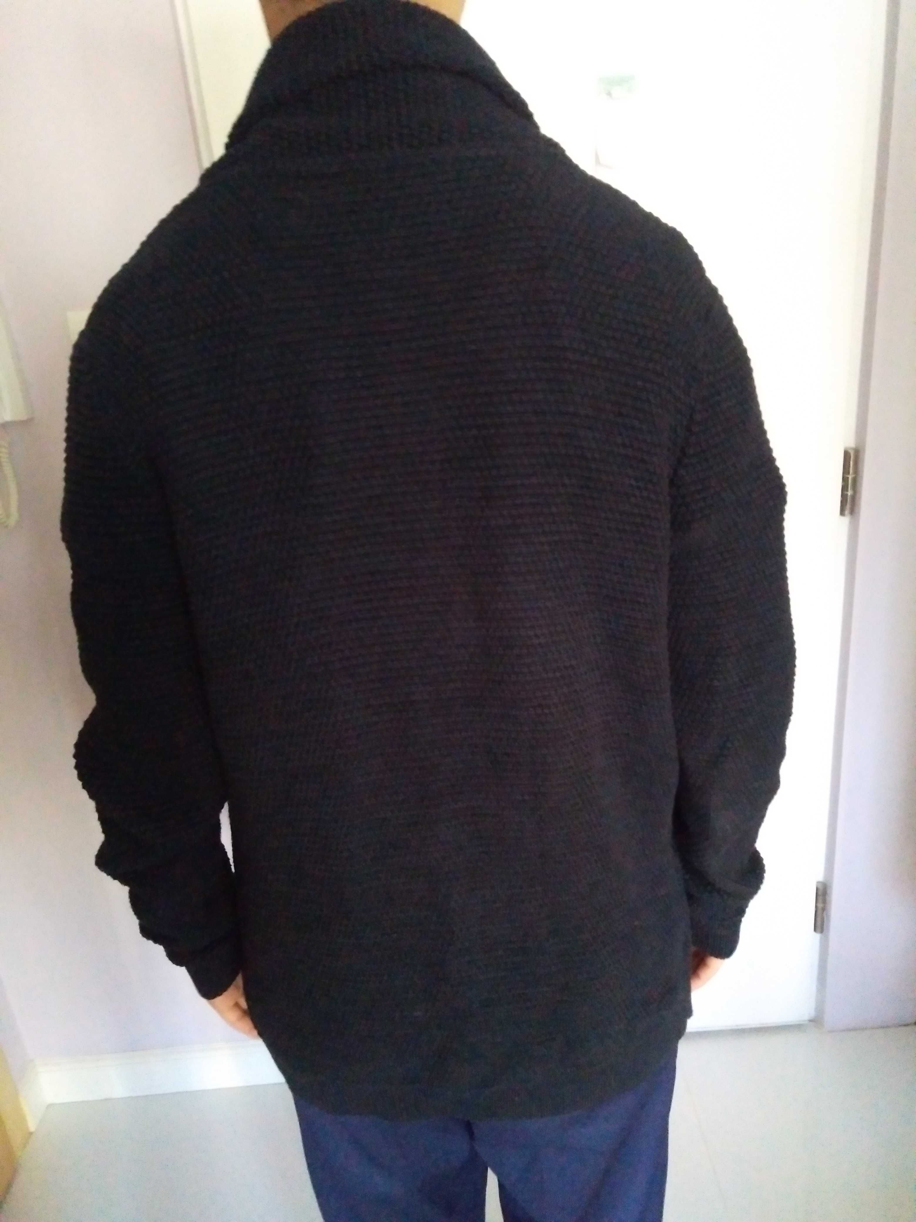 Bawełniany Selected Homme sweter zapinany kardigan męski chłopięcy M