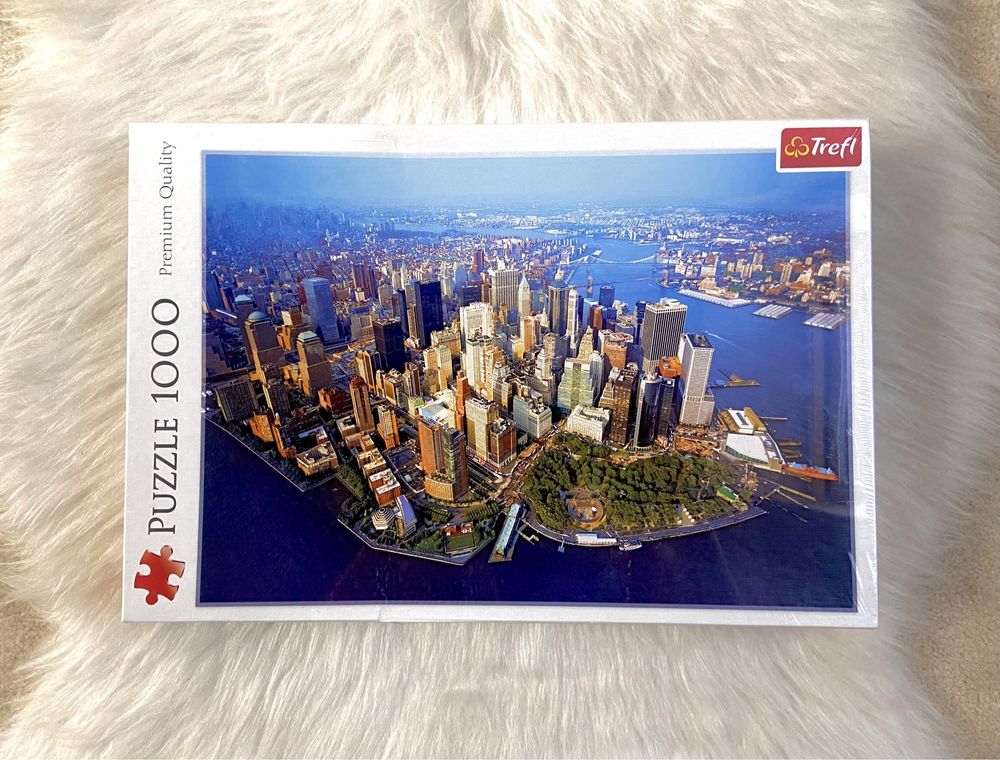 Trefl Nowe Puzzle 1000 Elementów Nowy Jork Manhattan Premium Quality