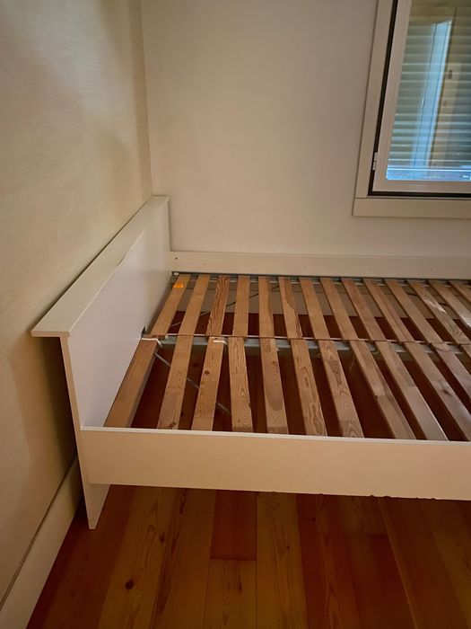 Cama Casal IKEA Branca 160x200cm