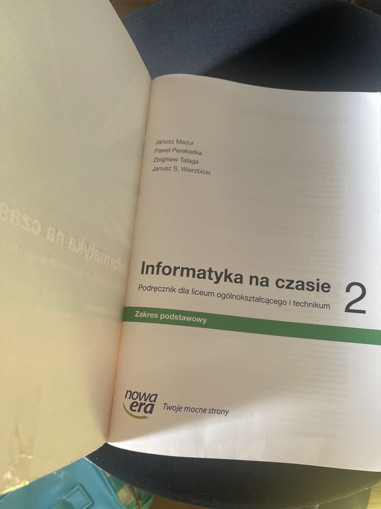 Podręcznik informatyka 2 nowa era zakres podstawowy