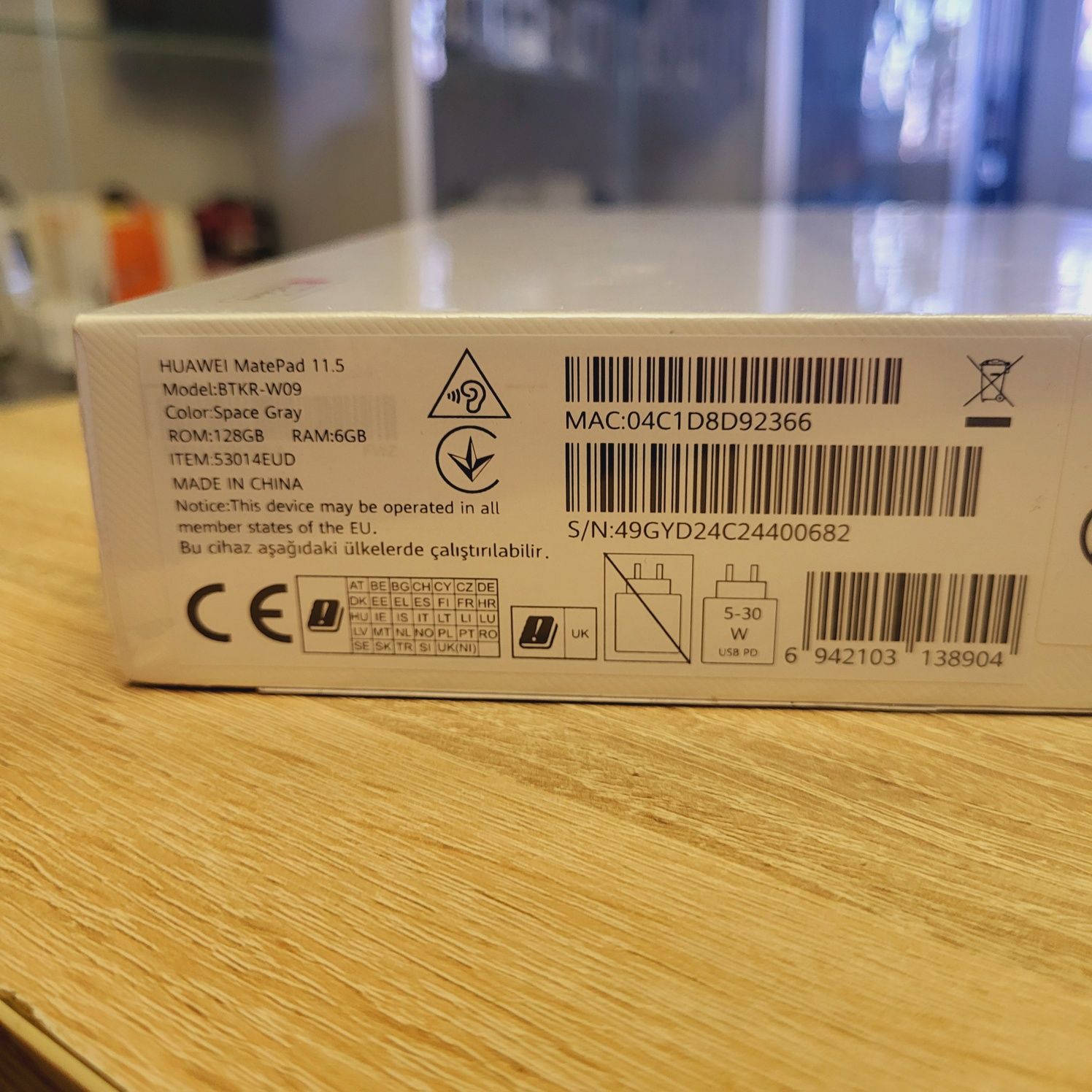 Планшет Huawei MatePad 11.5 53014EUD 6/128GB Space Gray Нові! Магазин!