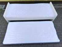 Łóżko piętrowe dwuosobowe /SPRAWNE/ DWA materace /194 x 85/ Interbeds