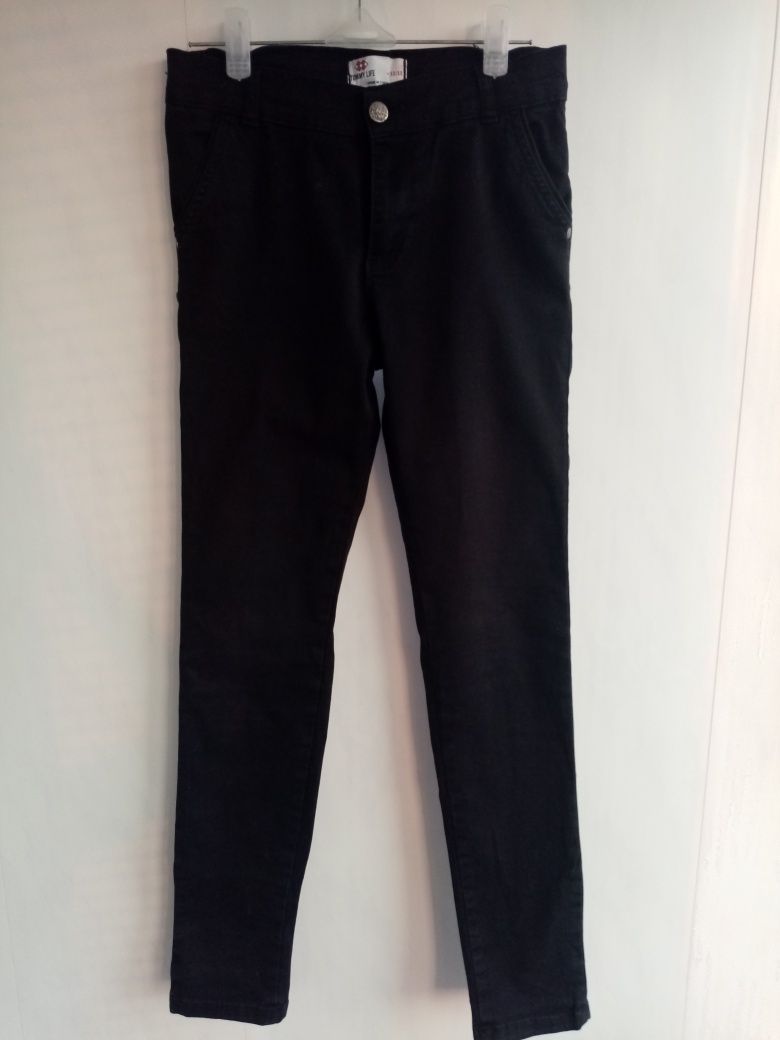 Турецькі джинси штани брюки чорні на хлопчика 12-13 р.