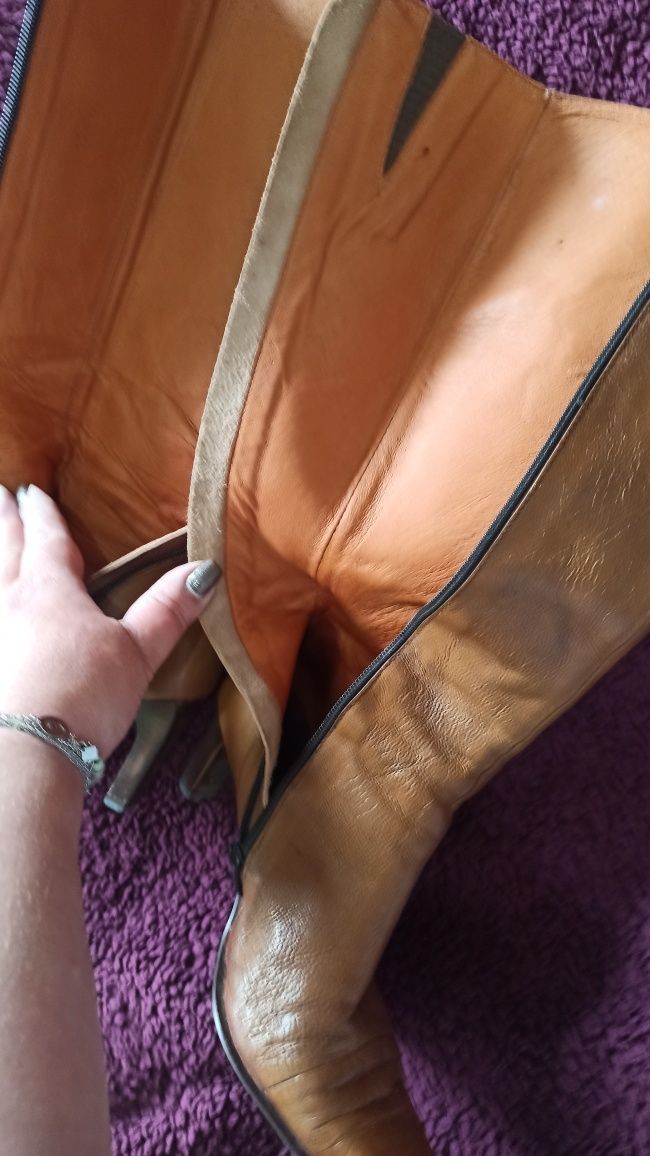 Bota senhora pele, fabrico portugues, muito originais