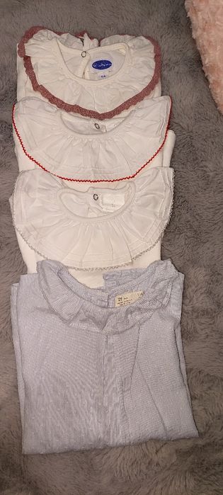 Blusas menina com gola