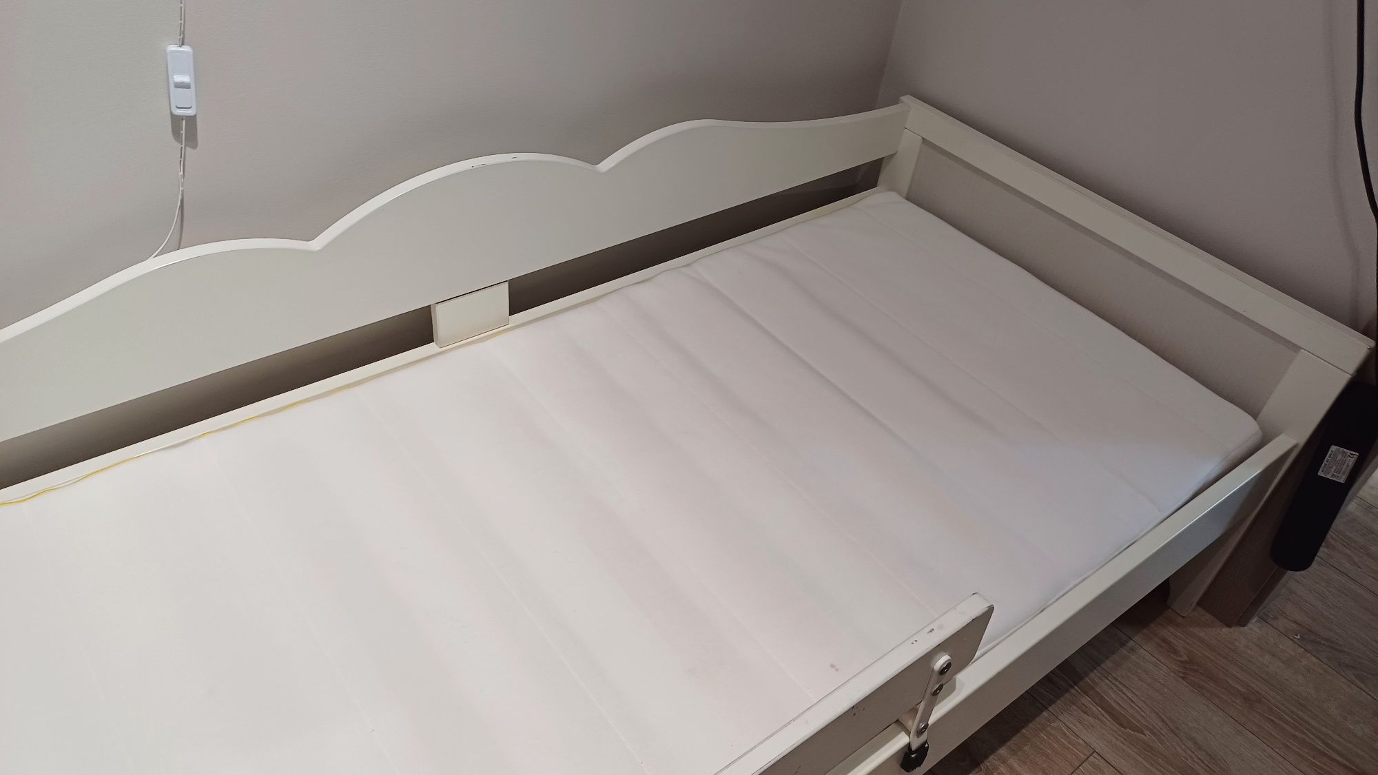 Łóżko 80x160 ikea, odbiór osobisty. Łóżko rozłożone.