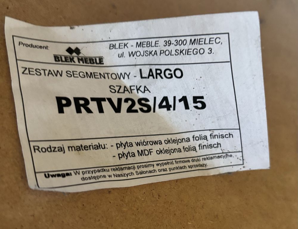 Szafka pod telewizor
