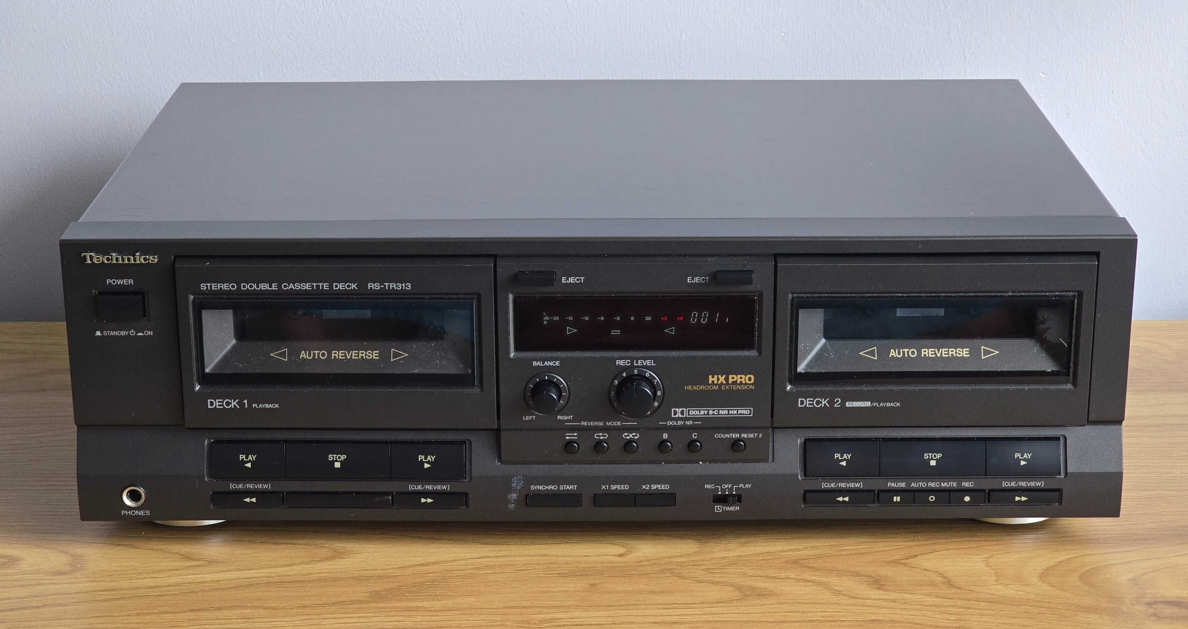Technics RS-TR313 Magnetofon kasetowy HX PRO Autorewers