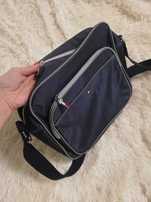torba TOMMY HILFIGER na ramię granat  duża
