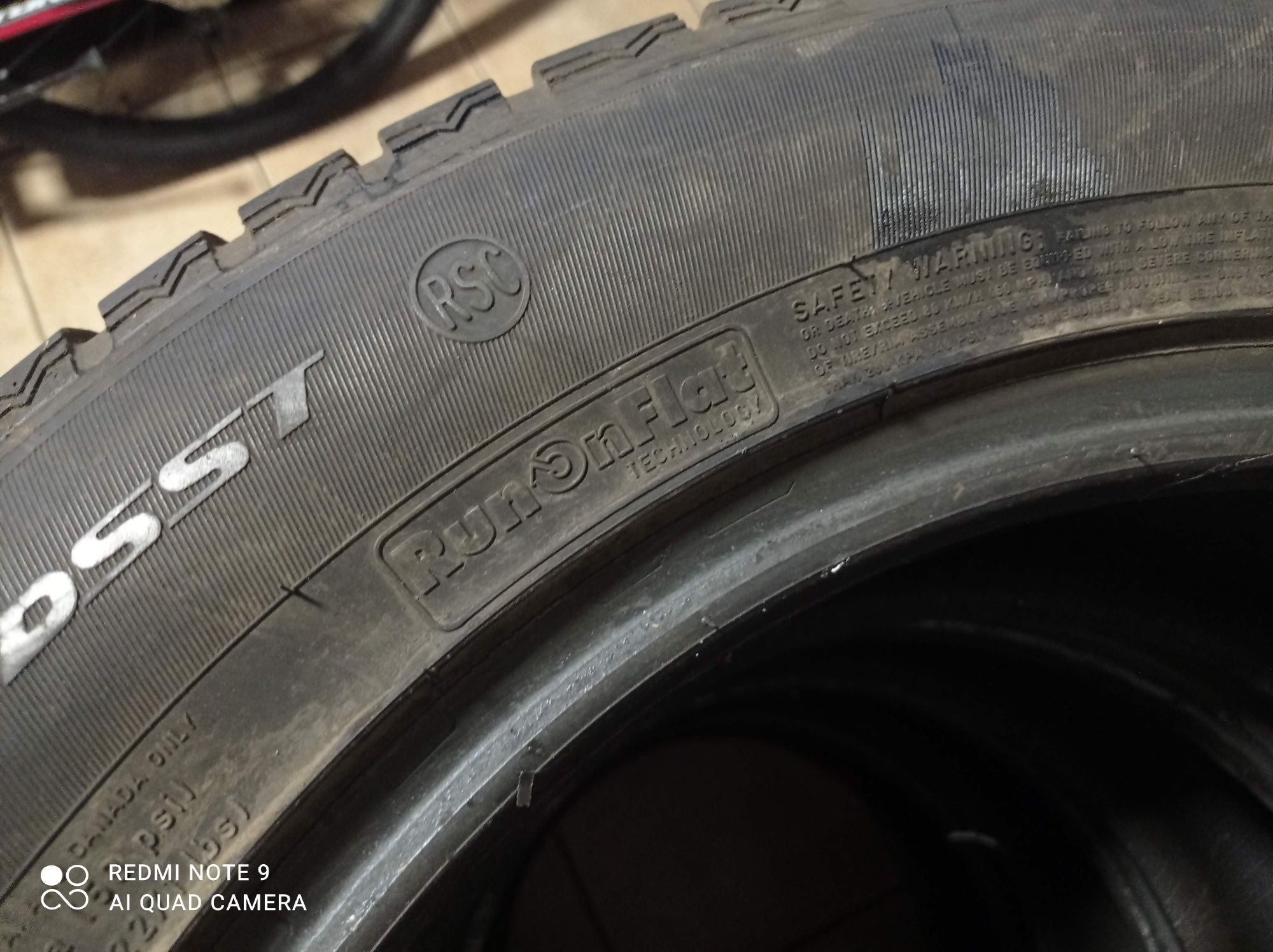 Opony 255/55r18 Dunlop Grandtrek zima Runflat