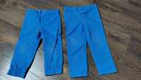 Eleganckie spodnie chłopięce 92 niebieskie 2 pary