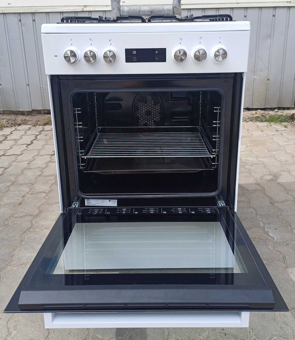 Комбінована газова плита 60 см Беко Beko FSM 62320 DWS біла 2023 рік