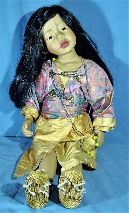 Коллекционная лялька виниловая кукла 60 см большая Philip Heath редкая
