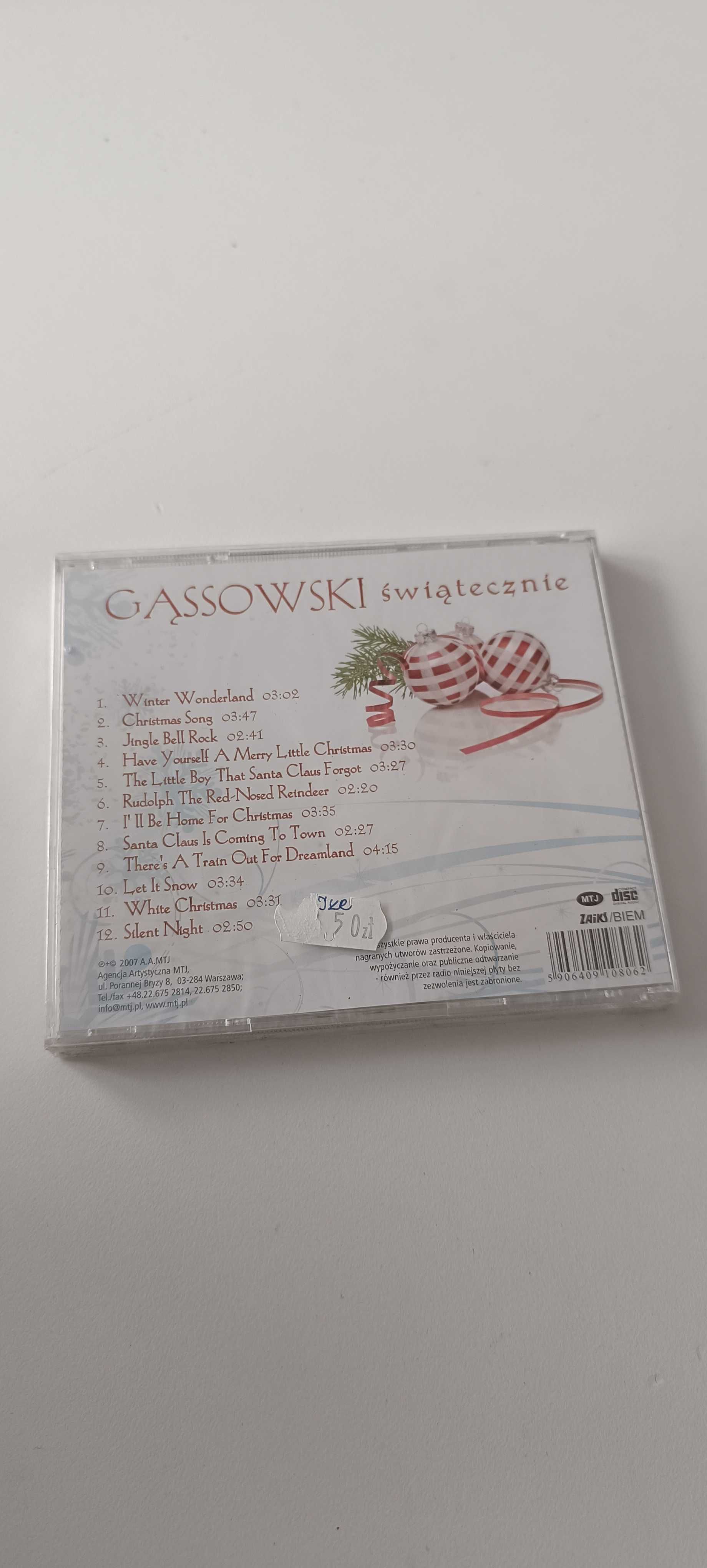 cd nowe zafoliowane, Świątecznie Gąssowski Wojciech